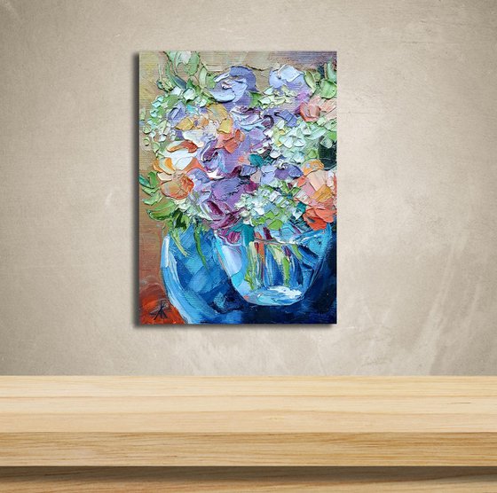 Summer flowers - oil painting