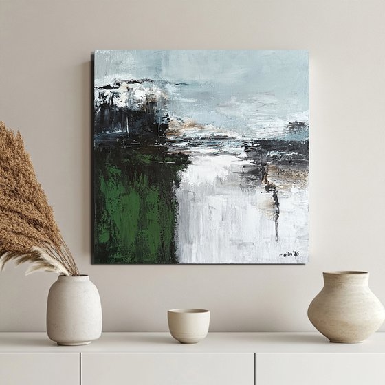 Small Square Blue-Emerald Tide Passage