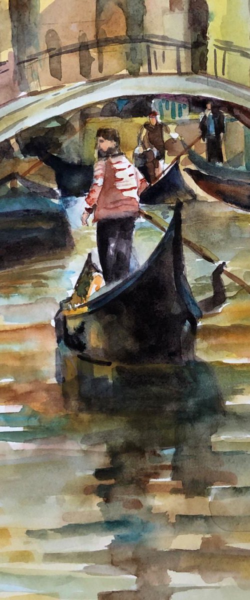 Venetian Canal by Bronwen Jones