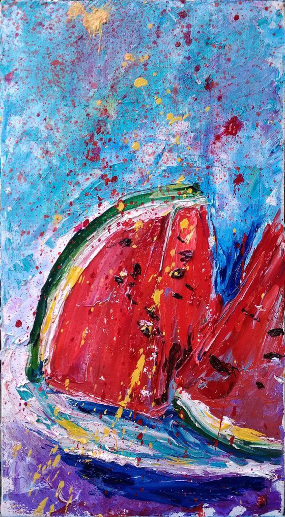 Watermelon still life