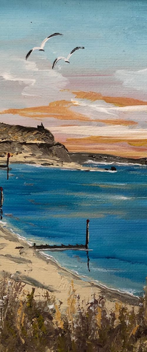 Hengistbury Head sunrise by Marja Brown