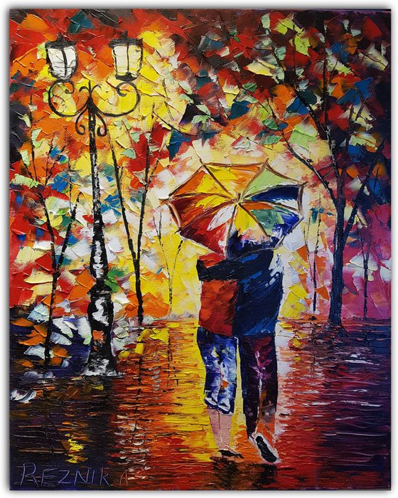 Romantic couple in color 40*50