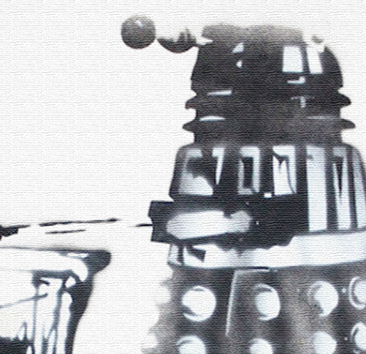 Urban And Pop Abstract Painting By Juan Sly, 23 X 30", Even Masters (Bc), Original Artwork