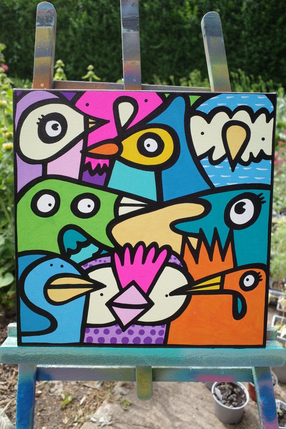 Fluttering Flock