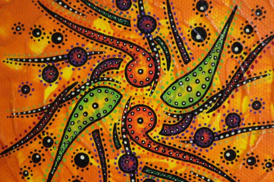 Sense of colorful movements