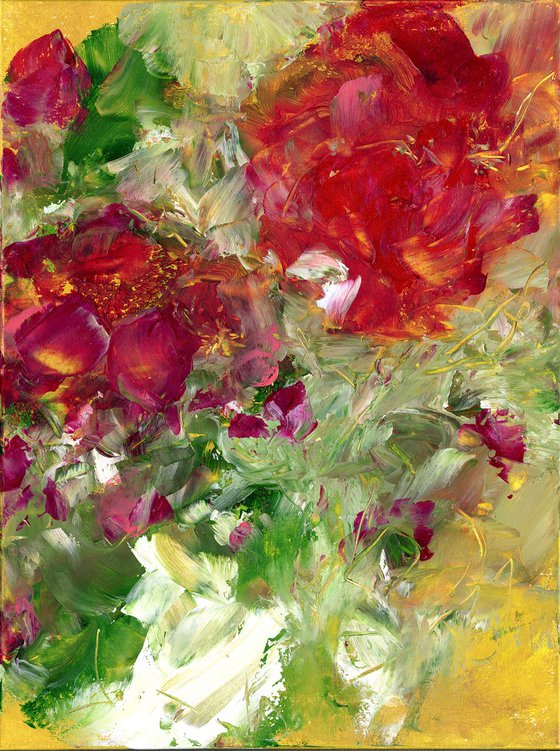 Promise Garden - diptych - 2 paintings