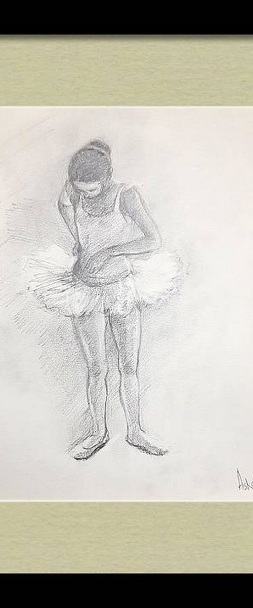 Pensive - Ballerina  7 by Asha Shenoy