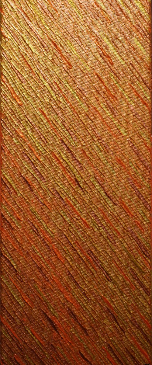 Gold orange copper knife texture by Jonathan Pradillon