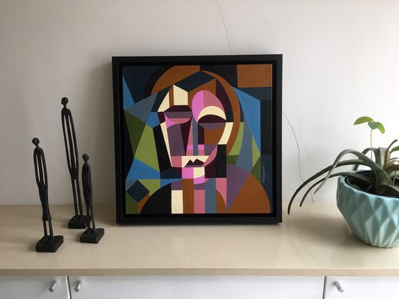 Cubist Portrait of a Woman