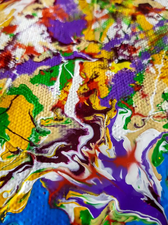 Alosy (H)152x(W)187 cm. Similar to a Jackson Pollock