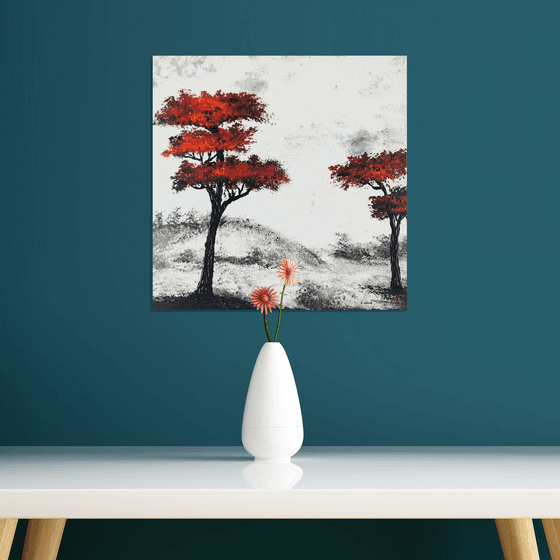 Gray landscape
