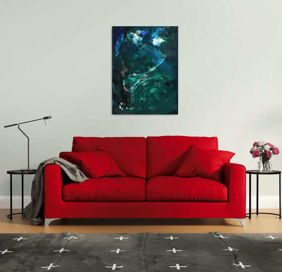 Deep Underwater 40x30in (~100x76cm)