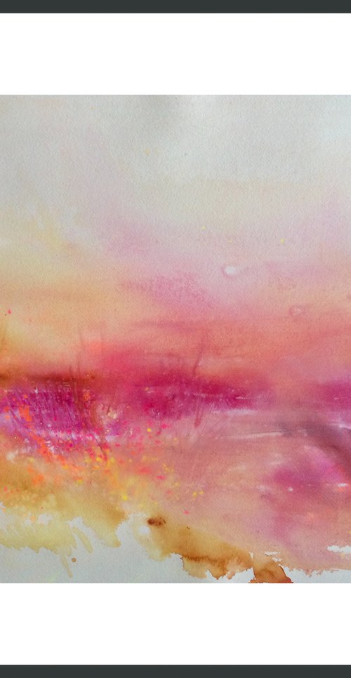 Magic Walk - Abstract Landscape I Seascape by Gesa Reuter