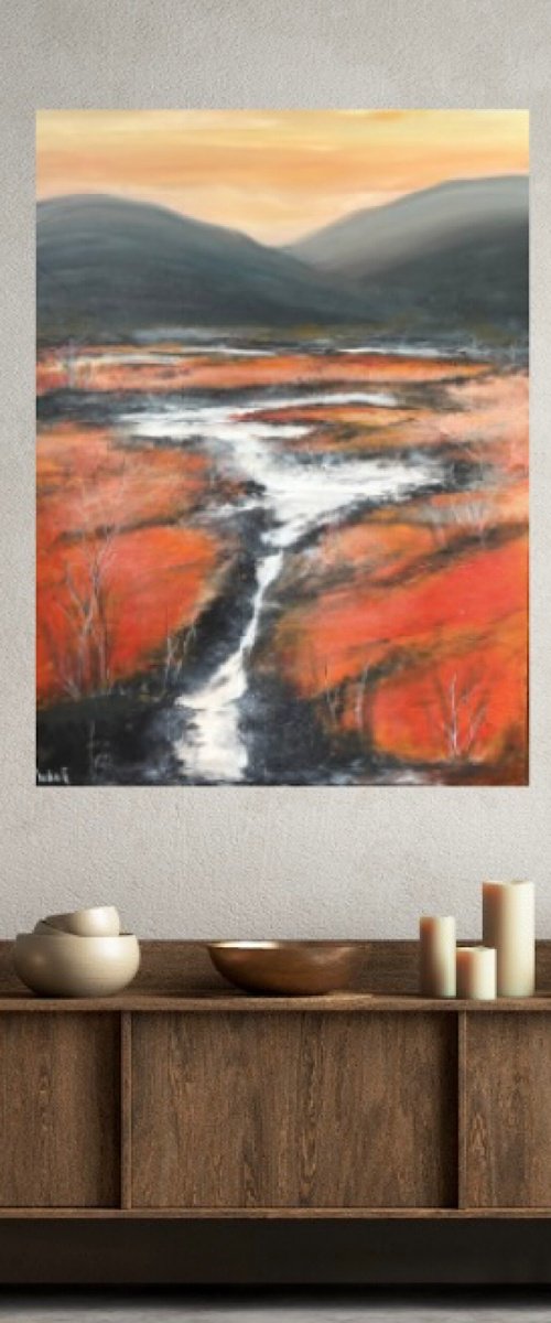 As dawn unfolds by Lidia Gaudiano