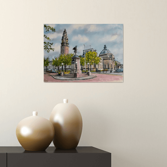 Cardiff city hall, wales