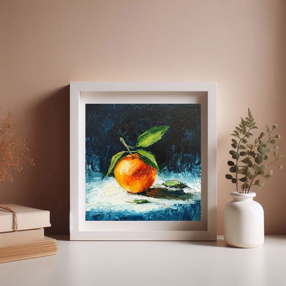 Tangerine Fruit Painting