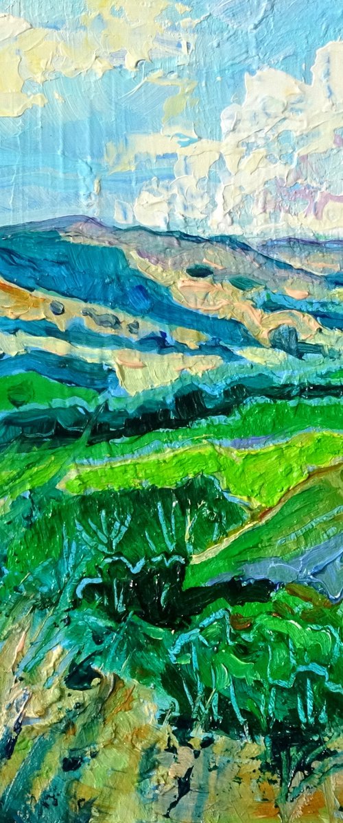 Hope Valley- Small Landscape by Mary Kemp