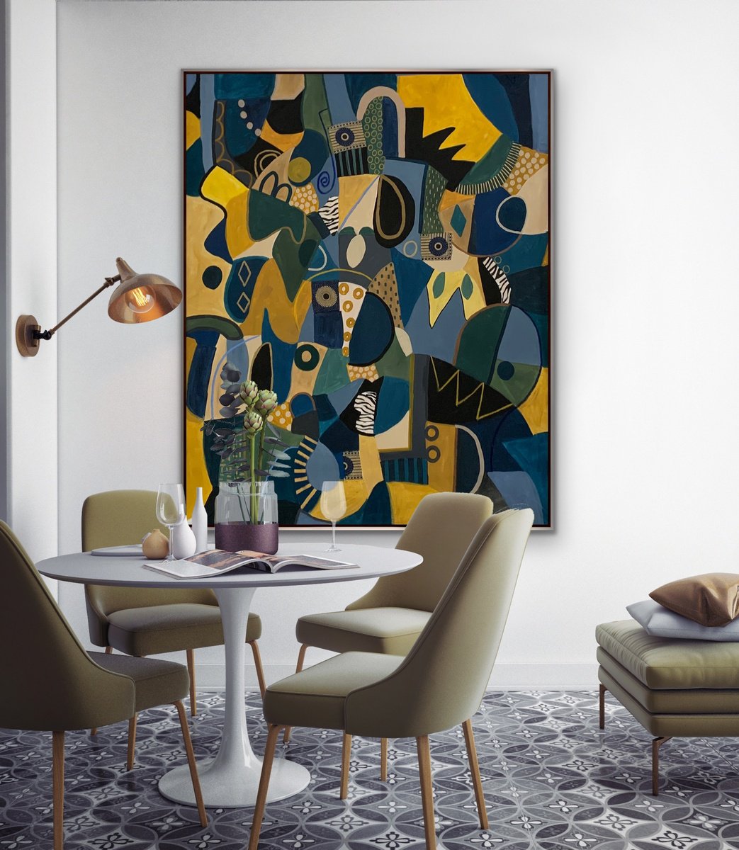A Quiet Freedom By Rashna Hackett, 58 X 74, Artwork For Sale On Artfinder