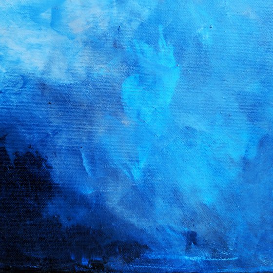 Navy Blue and Silver II