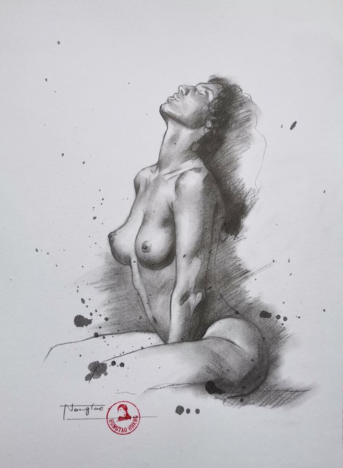 Drawing  woman #21051 by Hongtao Huang