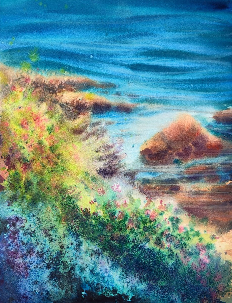 Sea.Original artwork by Nadiia Dubei