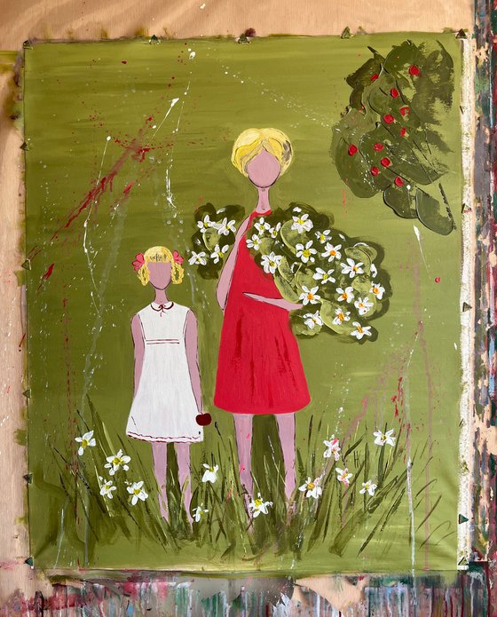 Sisters Original Painting