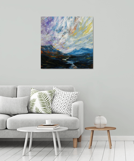 Scottish Autumn Highland Snow