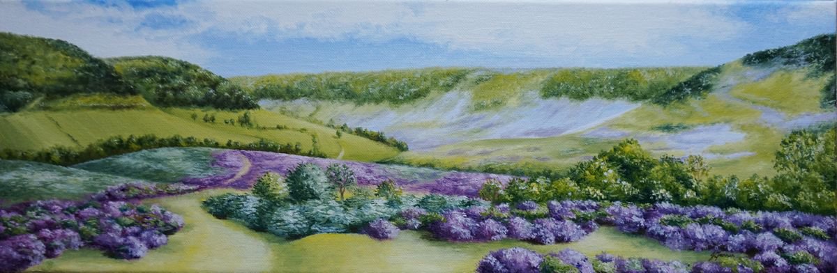 Colourful Hole of Horcum by Jayne Farrer