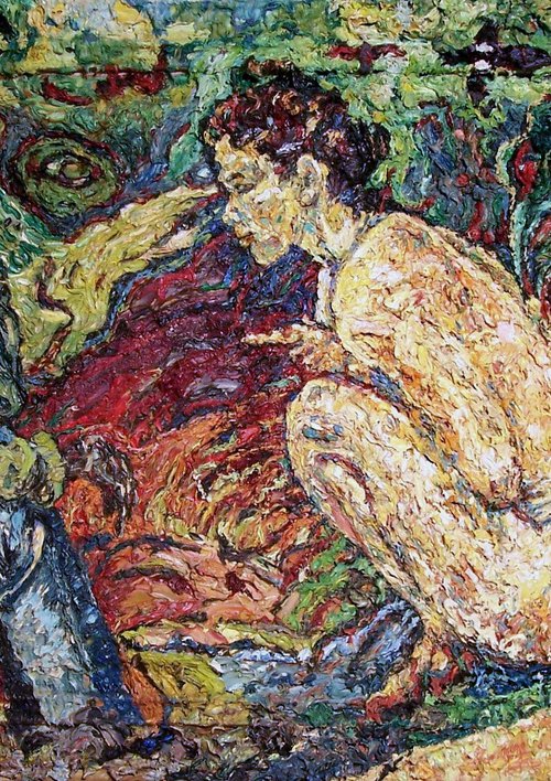 Y plentyn sydde gyda phlentyn by Richard Meyer