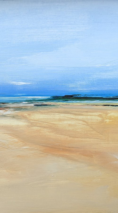Abstract Hoylake Beach, The Wirral by Jo Earl