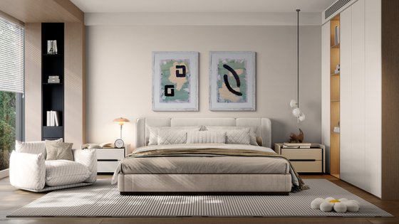 Parallel Presence.Diptych.