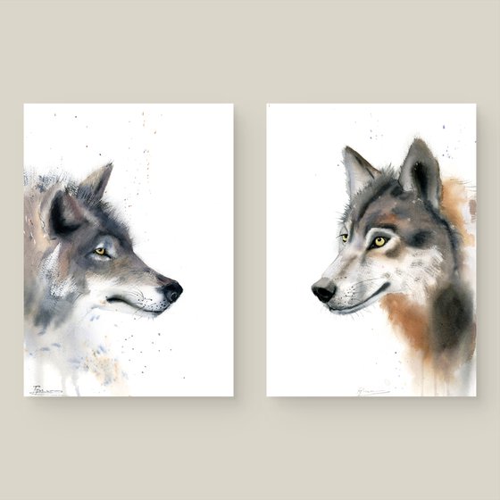 Wolf - Diptych