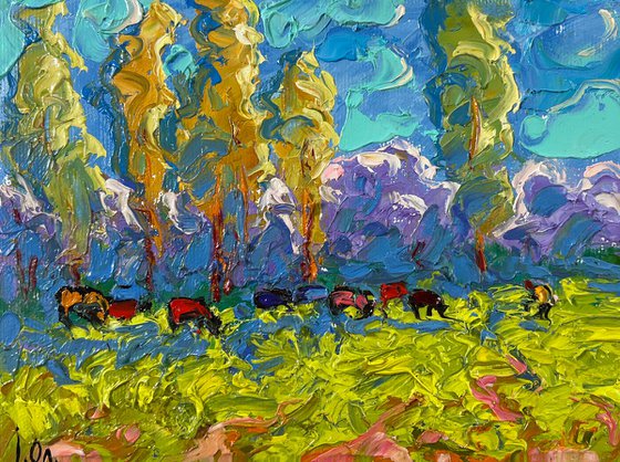 Spring on the meadows