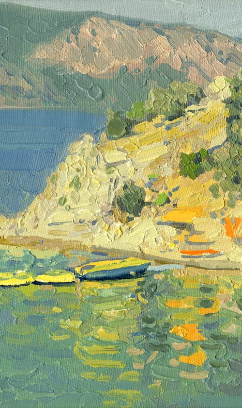 Boats by the sea in Turunс by Simon Kozhin