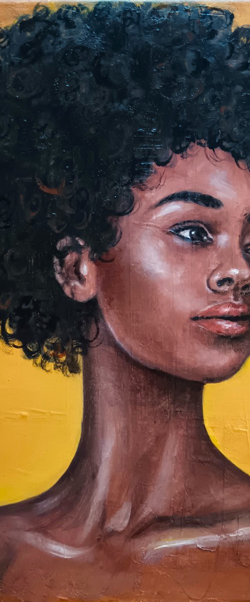 Powerful African Woman by Mateja Marinko