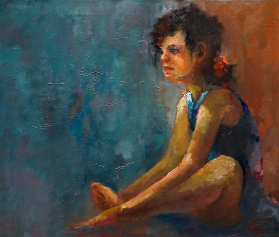 girl and the sea