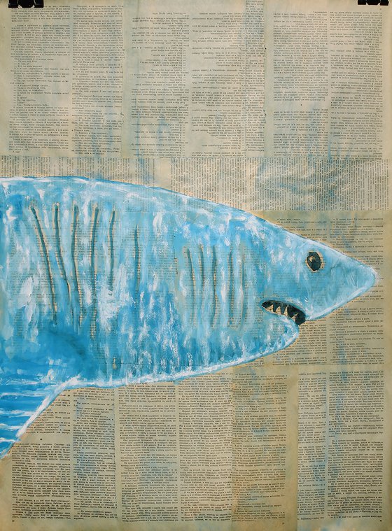 Shark. (triptych)