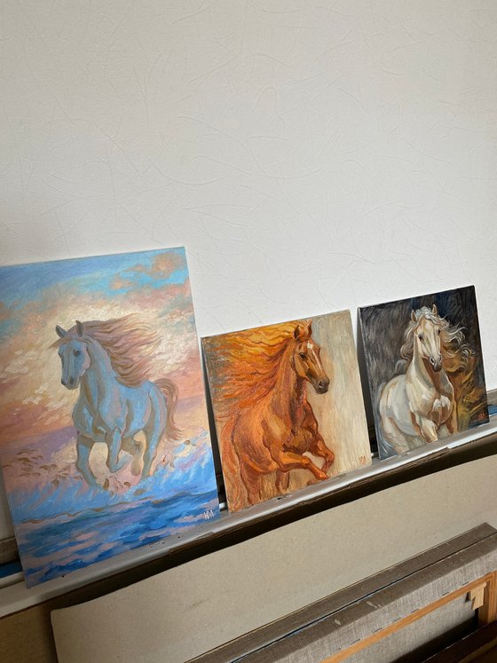 Horses New Year symbol