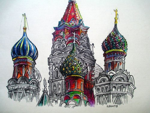 Saint Basil's Cathedral by Ilshat Nayilovich