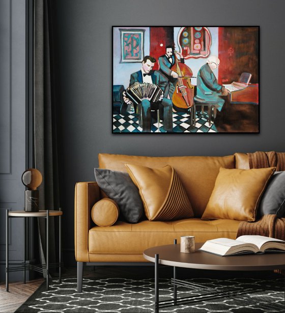 Musicians  / 95 x 70 cm