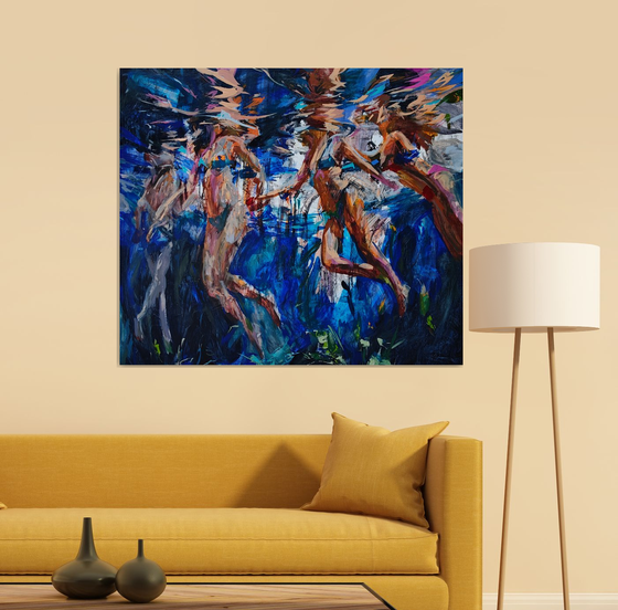 Drifting Under the Blue