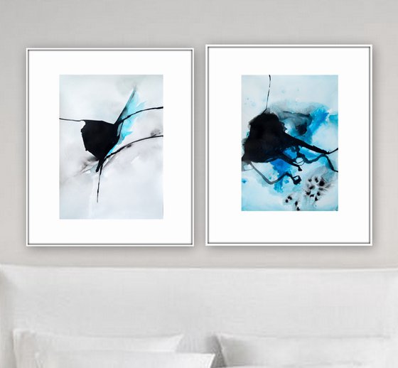 Set of two Abstract Artworks.