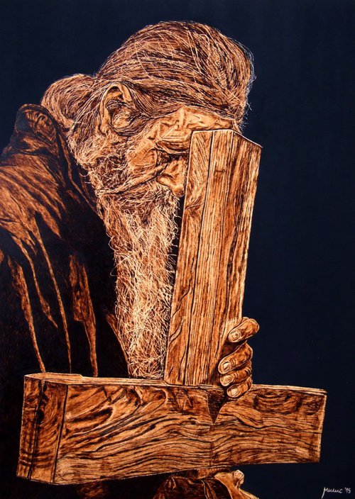Prayer and Silence by MILIS Pyrography