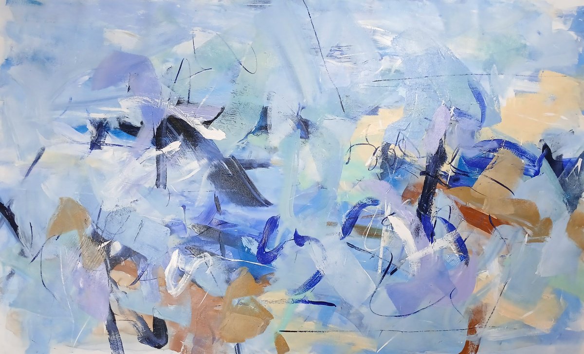  The Travel By Cristian Cuevas, 60 X 36, Artwork For Sale On Artfinder