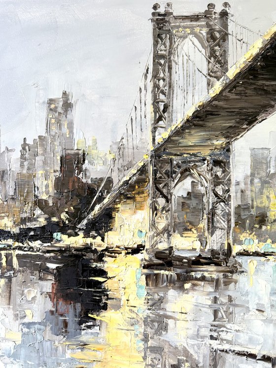 Evening. Manhattan Bridge.
