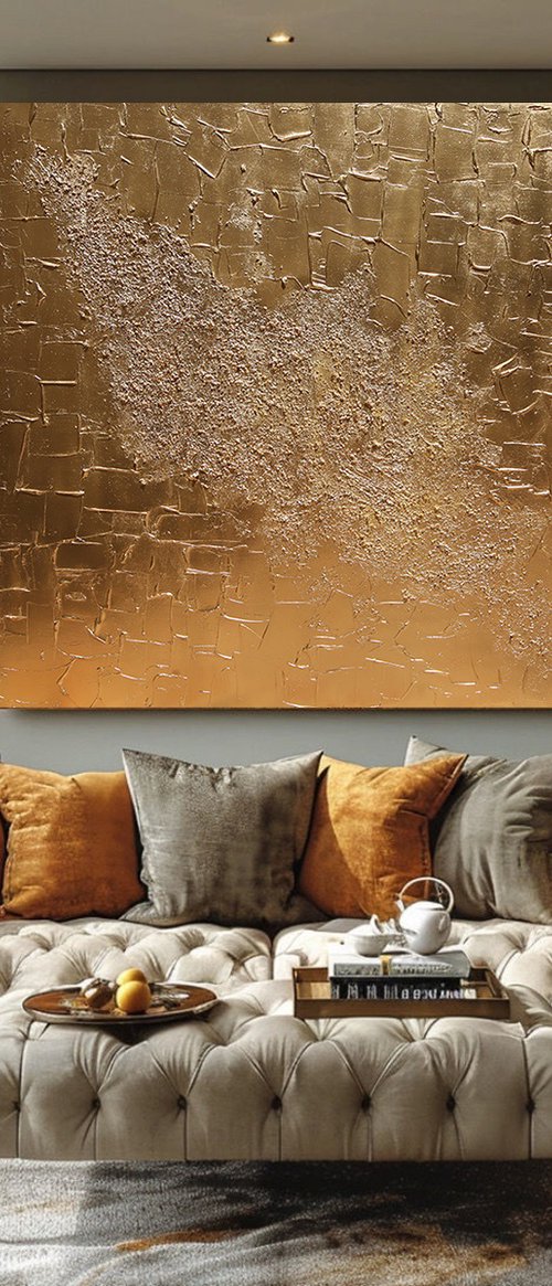 Wabi-Sabi 3d Texture Wall Art by Julia Apostolova