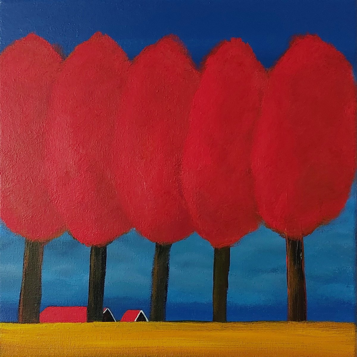 Mondriaan in the polder (2) by Nelly van Nieuwenhuijzen