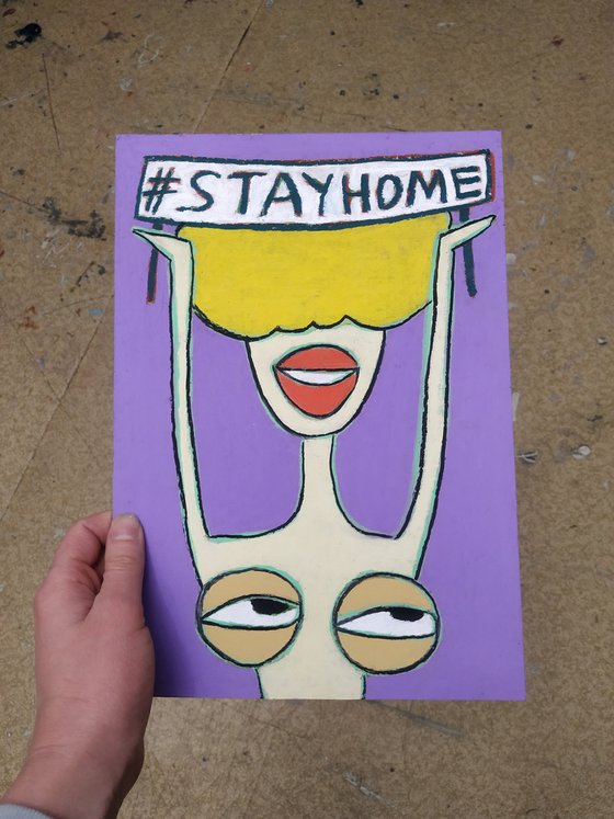 Tits for Charity, fight pandemic with my new “F*ck Corona Virus” series. "#Stayhome №3"