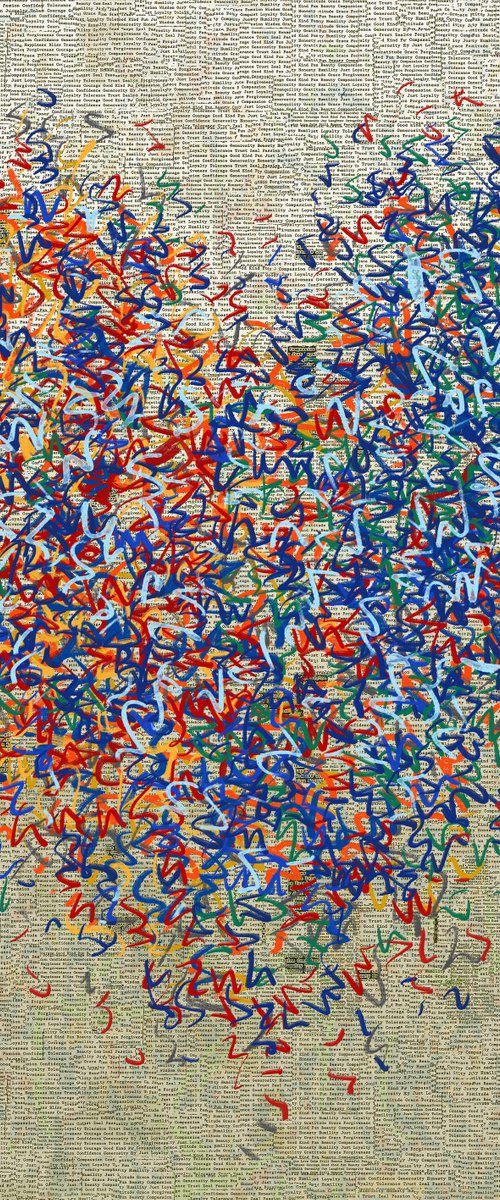The Total Optimist 127 x 127cm by George Hall
