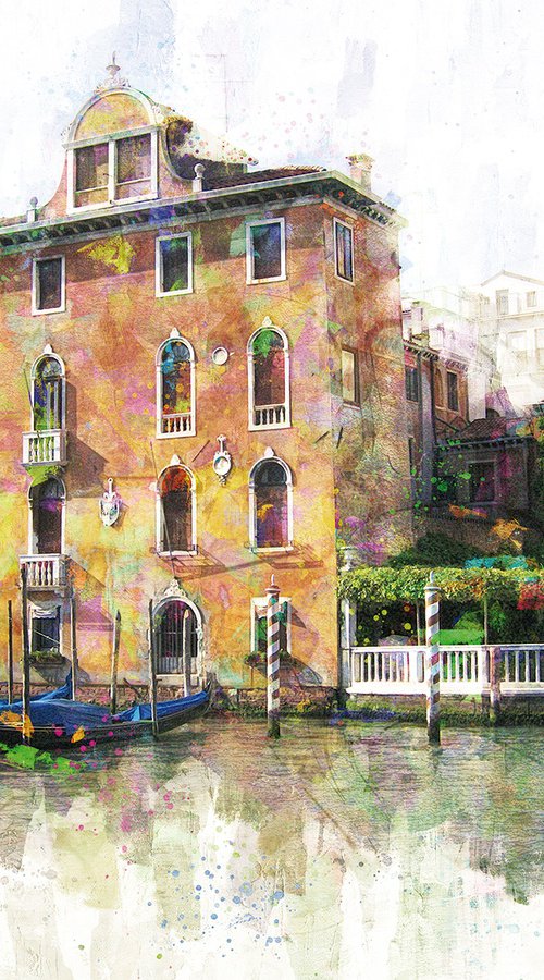 Apuntes de Venecia/XL large original artwork by Javier Diaz